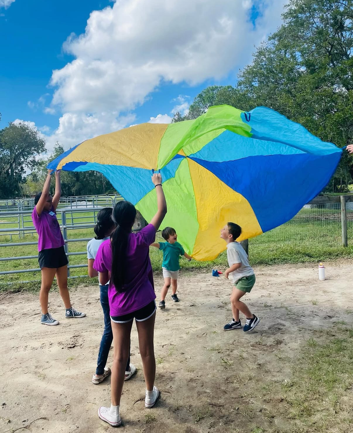 AIM parachute group activity
