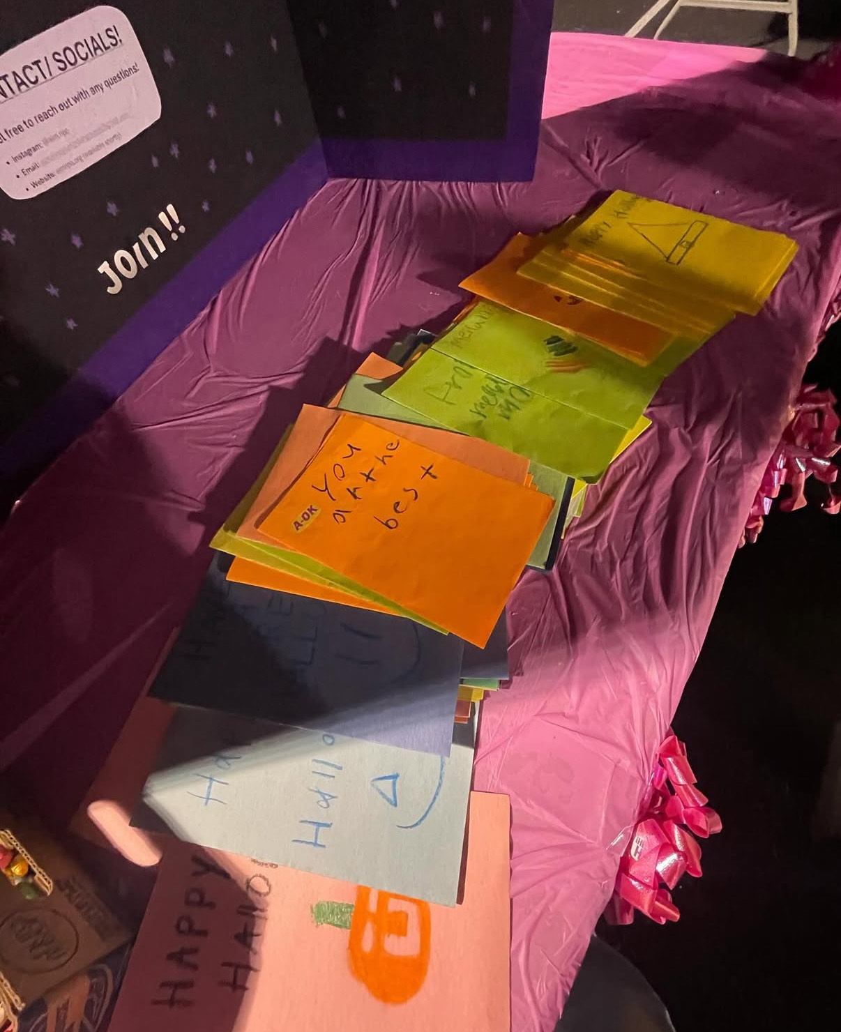 Beautiful handmade gratitude cards and artwork created by AIM participants